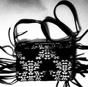 Justice crossbody shoulder bag silver letter" L".